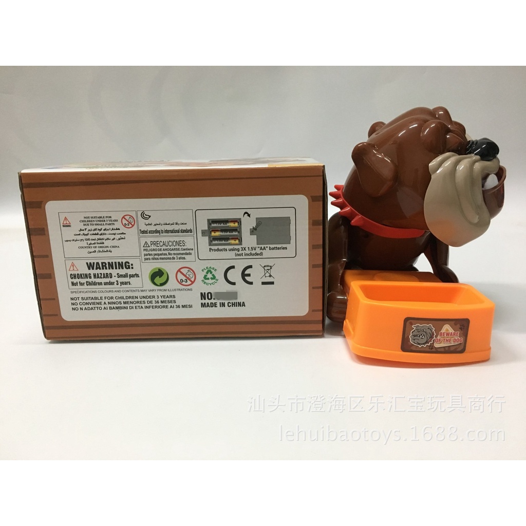Đồ chơi gắp xương chó, bộ đồ chơi chó Bull gặm xương loại to