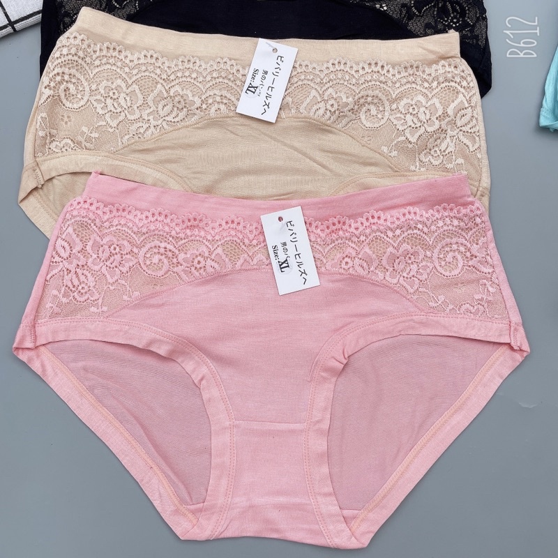 10 Quần lót cotton pha ren 100% (lố 10c) 511