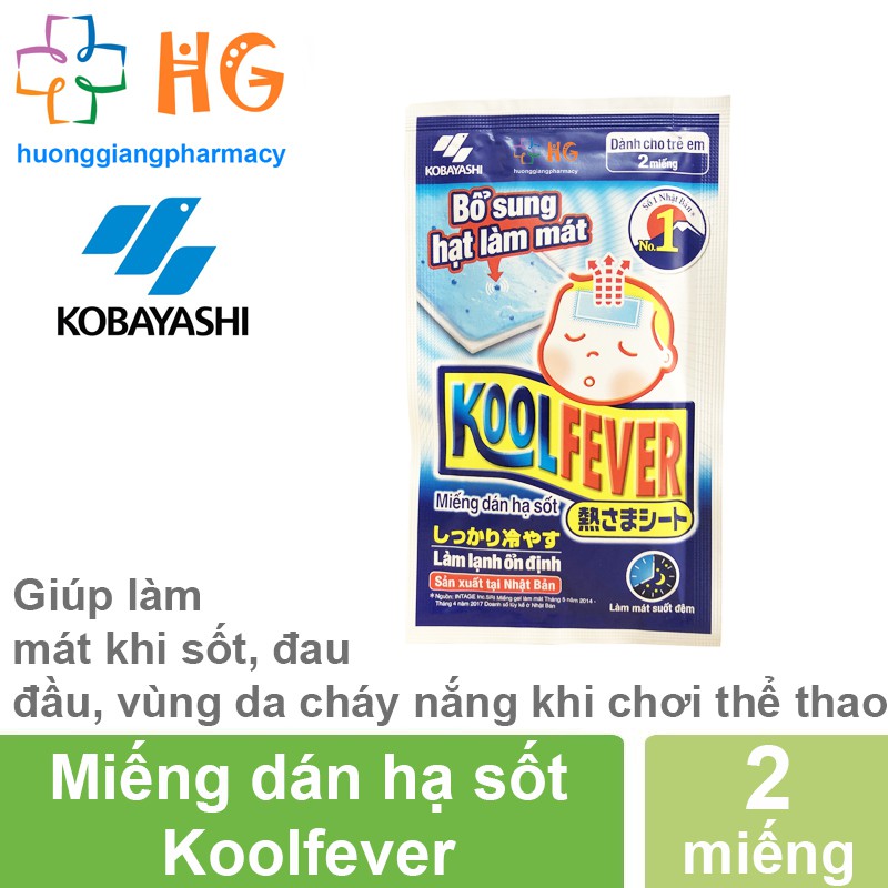 Miếng dán hạ sốt Koolfever (Gói 2 miếng)