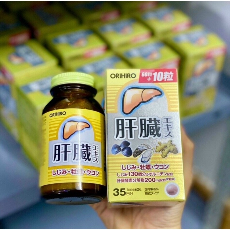 Viên Uống Bổ Gan ORIHIRO 60 viên - Nội địa Nhật