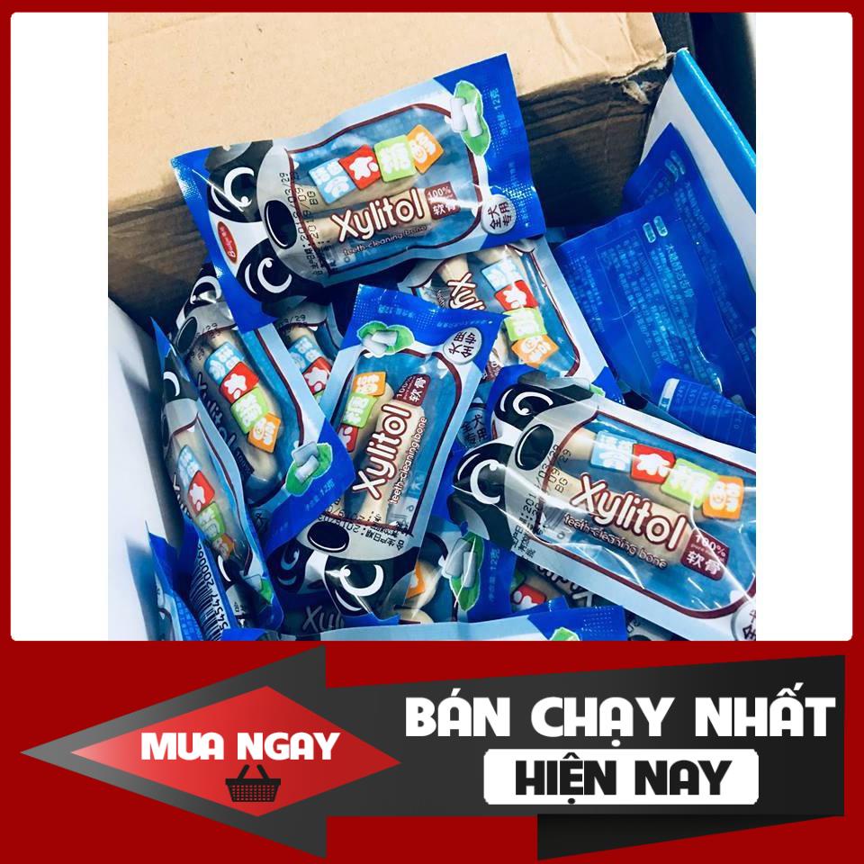 [❌GIÁ SỈ❌] Xương sữa bạc hà sạch răng xylitol cho chó mèo (Gói 12g/2 cái) ❤️