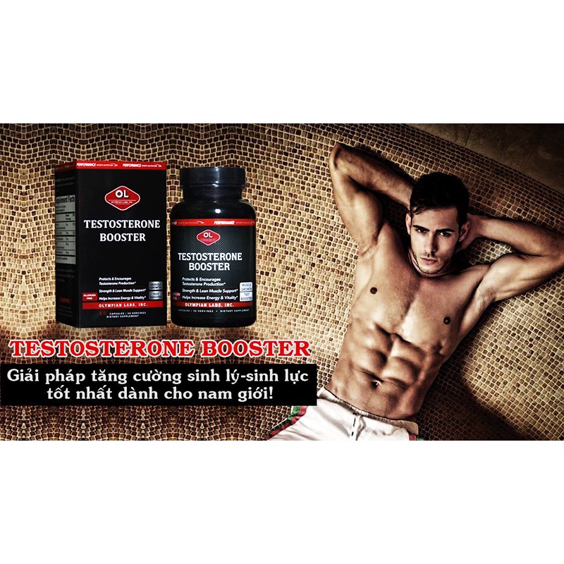 Viên Uống Tăng Cường Sinh Lý Nam Testosterone Booster Olympian Labs - Cải Thiện Chức Năng Tình Dục Ở Nam Giới