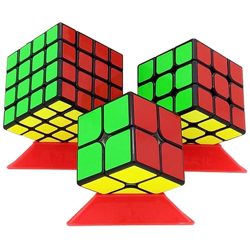 Đồ Chơi Khối Rubik 2x2 3x3 4x4 Dành Cho Người Mới Bắt Đầu
