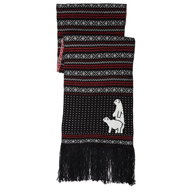 Khăn choàng len nam Alex Stevens Men's Polar Bear Scarf (Mỹ)