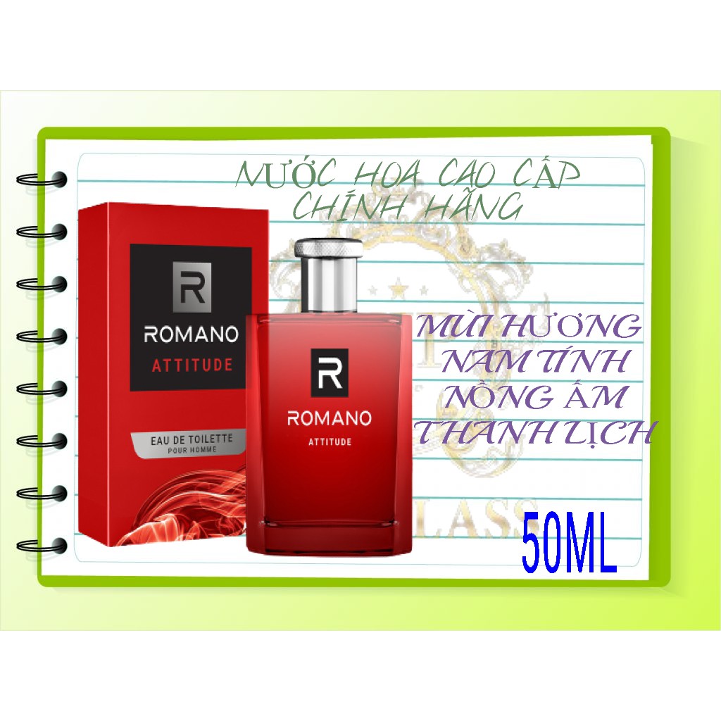 Nước Hoa Romano Cao Cấp Attitude 50ml.