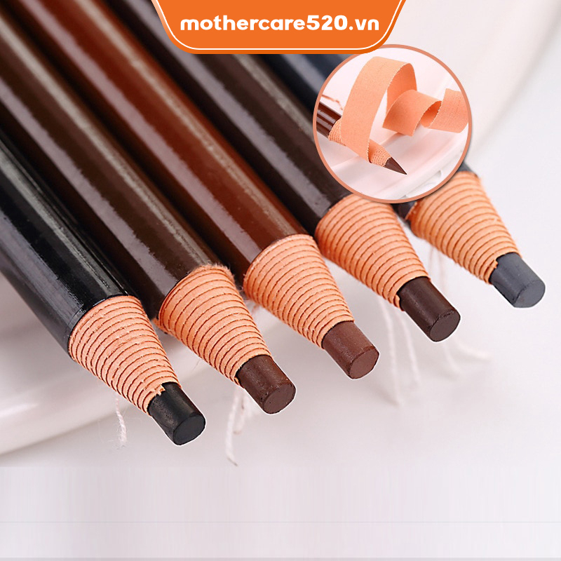 Bút chì kẻ lông mày trang điểm lâu trôi chống thấm nước với 5 màu sắc tùy chọn