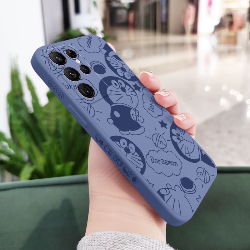 Ôp Điện Thoại Họa Tiết Chú Mèo Dễ Thương Thời Trang Cho samsung galaxy s23 s22 fe ultra plus Ốp