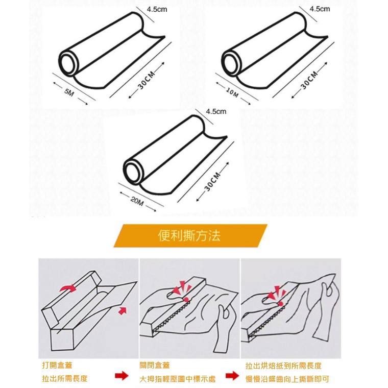 Cuộn giấy thấm dầu dài 5m tiện dụng cho món nướng