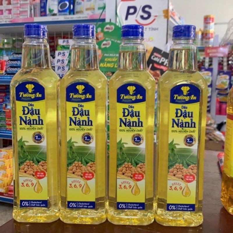 Dầu đậu nành tường an 1lít