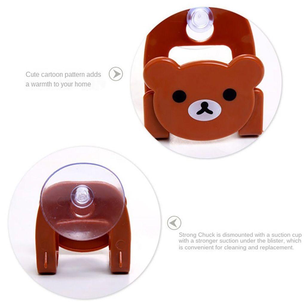 Giá Đựng Xà Phòng Chất Liệu ABS Họa Tiết Hoạt Hình Đa Năng Có Giác Hút Tiện Dụng