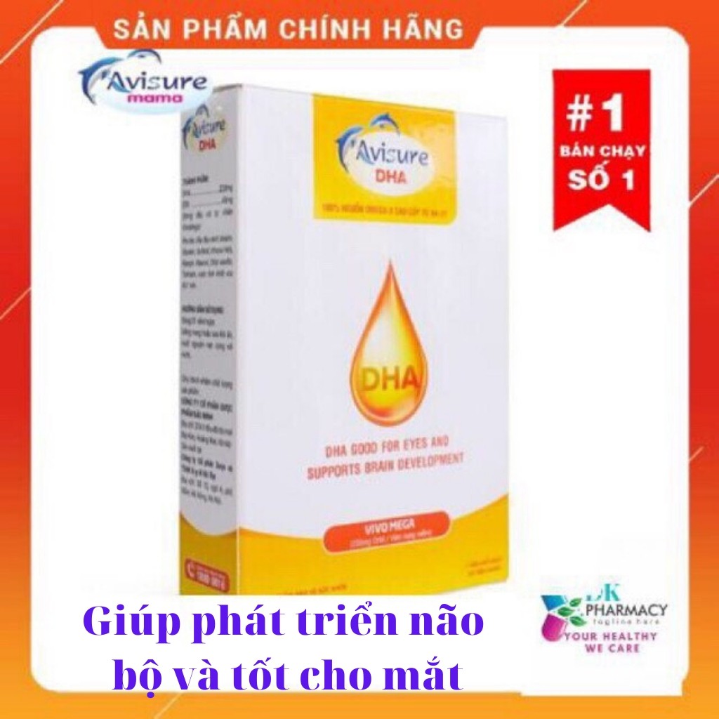 AVISURE DHA -DHA tinh chất từ Nauy cho mẹ bầu, giúp bé phát triển não bộ và thị giác tối ưu | BigBuy360 - bigbuy360.vn