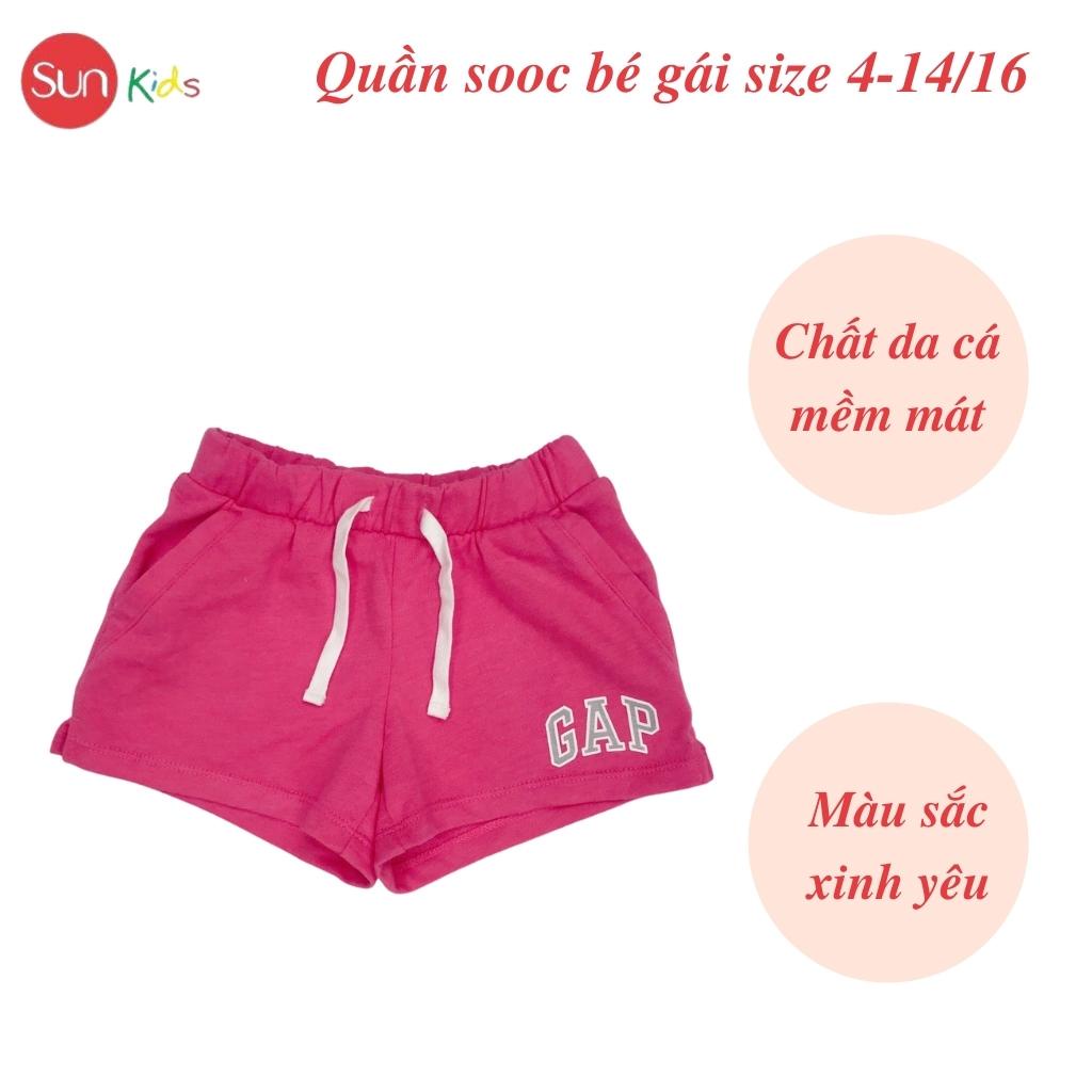 Quần short bé gái SUNKIDS1, quần sooc bé gái chất ren và cotton , size 4-14/16 tuổi