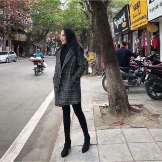 ÁO DẠ KẺ DÁNG DÀI