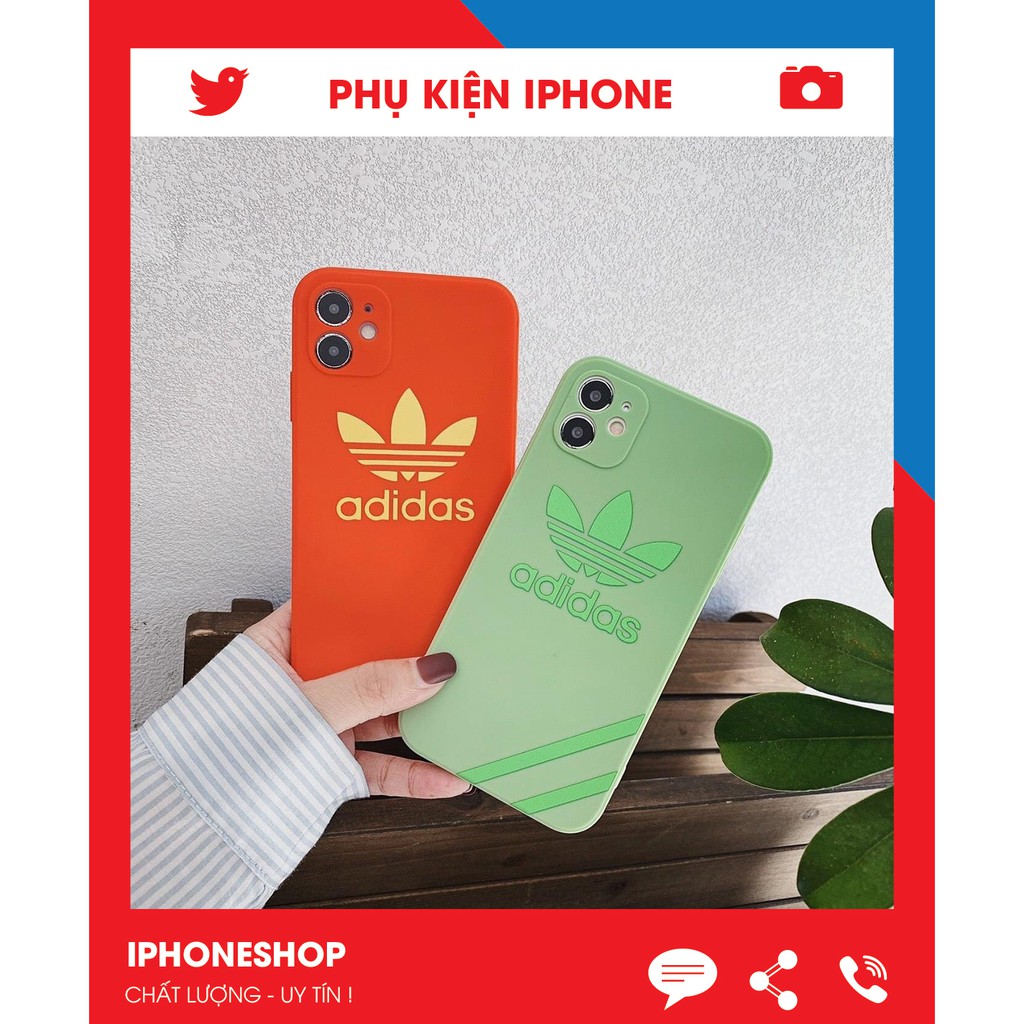 Ốp Lưng IPhone - Ốp iphone Dẻo logo ADIDAS Chống Bẩn độ Ip12 Full mã 7plus/8plus/x/xs/11/12/pro/plus/promax - BAOANNSHOP | BigBuy360 - bigbuy360.vn