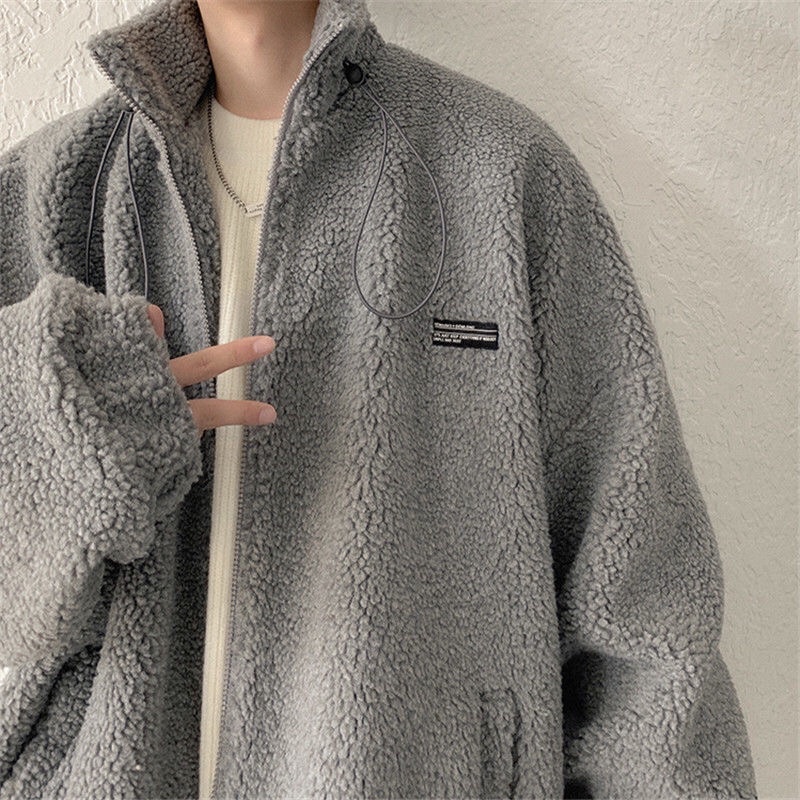 Áo khoác lông unisex có họa tiết