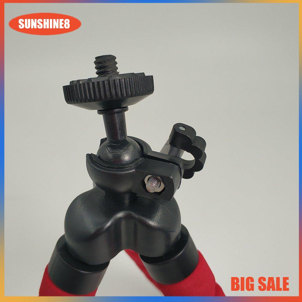 【SUN】Giá đỡ điện thoại Tripod Giá đỡ ba chân mini Điện thoại di động bằng bọt biển Linh hoạt Giá đỡ để bàn