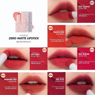 ( Sẵn Mẫu Mới 2020) Son thỏi Romand New Zero Matte Lipstick 3g [Shell Beach Nude]