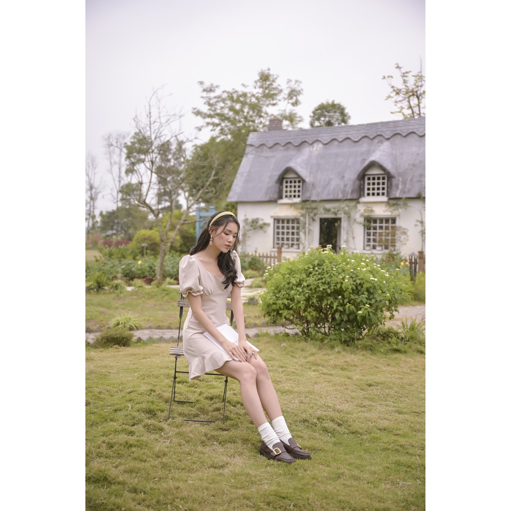 [ Miều ] Đầm kiểu tay phồng Andrea Dress