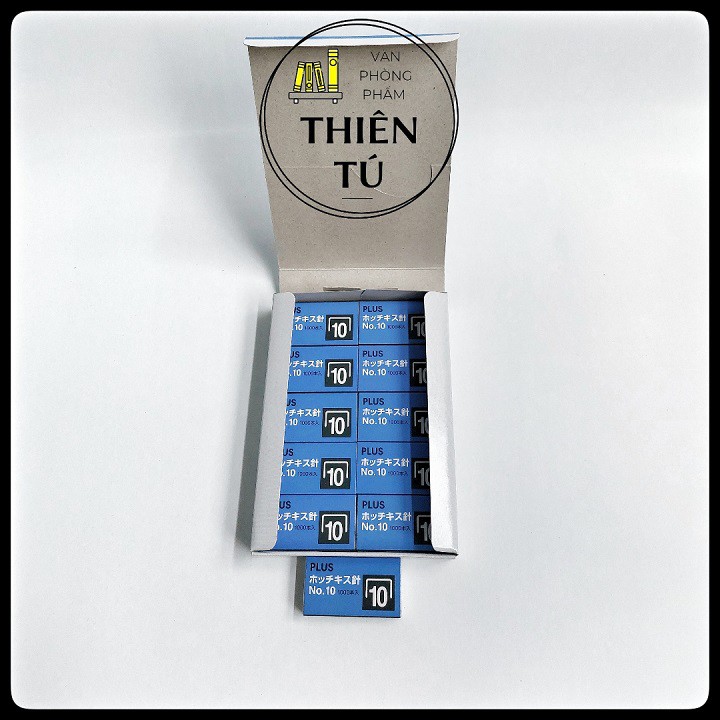 Kim Bấm Số 10 Plus - Ghim bấm giấy chất lượng (20 hộp nhỏ)