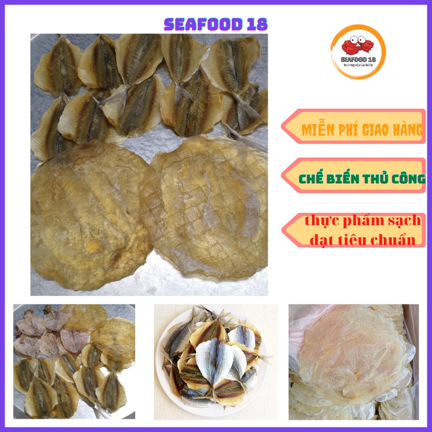 cá chỉ vàng + cá bò khô (set 2 món như hình ) đóng túi hút chân không