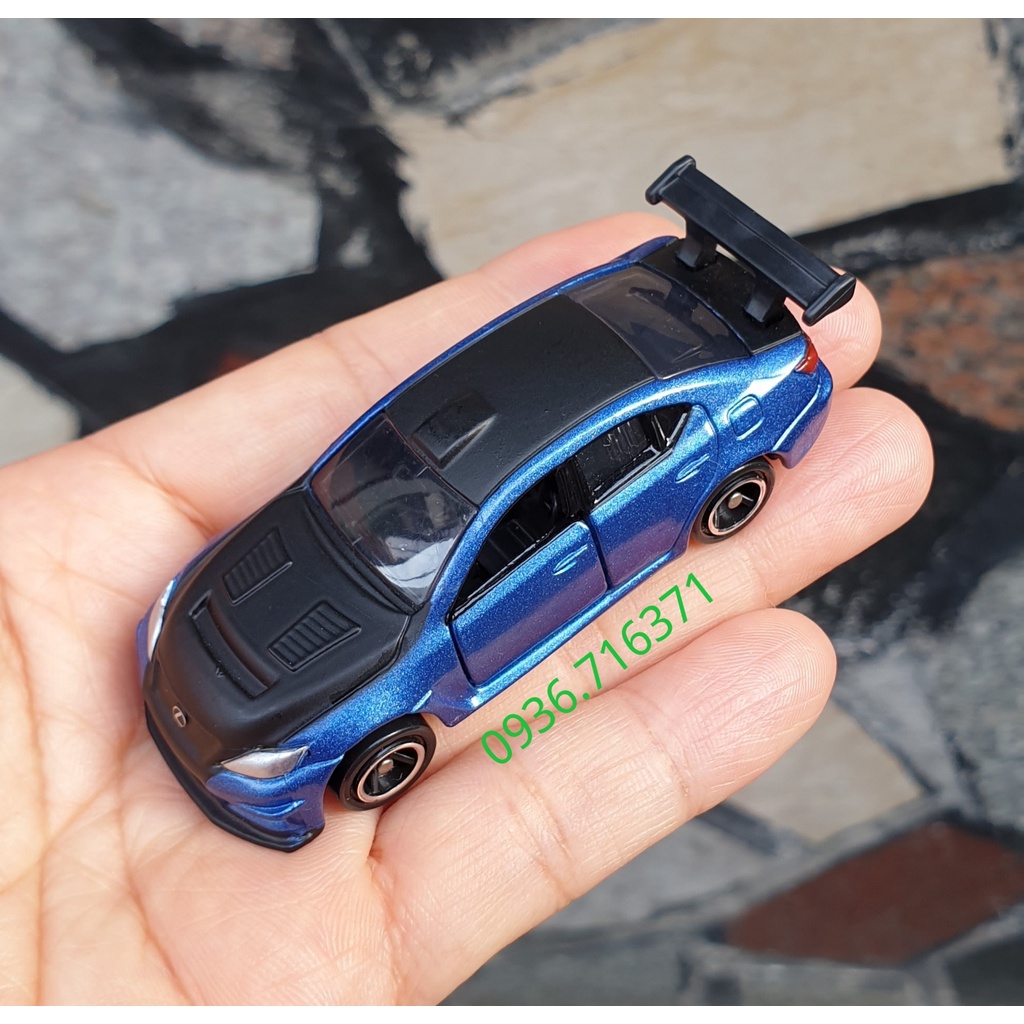 Mô hình siêu xe màu xanh mở được cửa tomica Nhật Bản