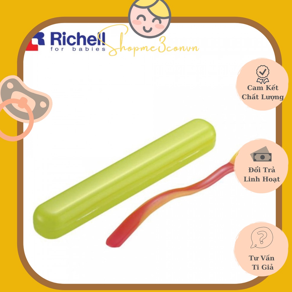 Thìa Mềm Ăn Dặm Có Hộp Đựng Richell