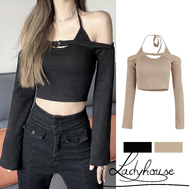 Áo Cổ Thuyền Không Tay Hở Lưng Màu Trơn Thời Trang Cho Nữ