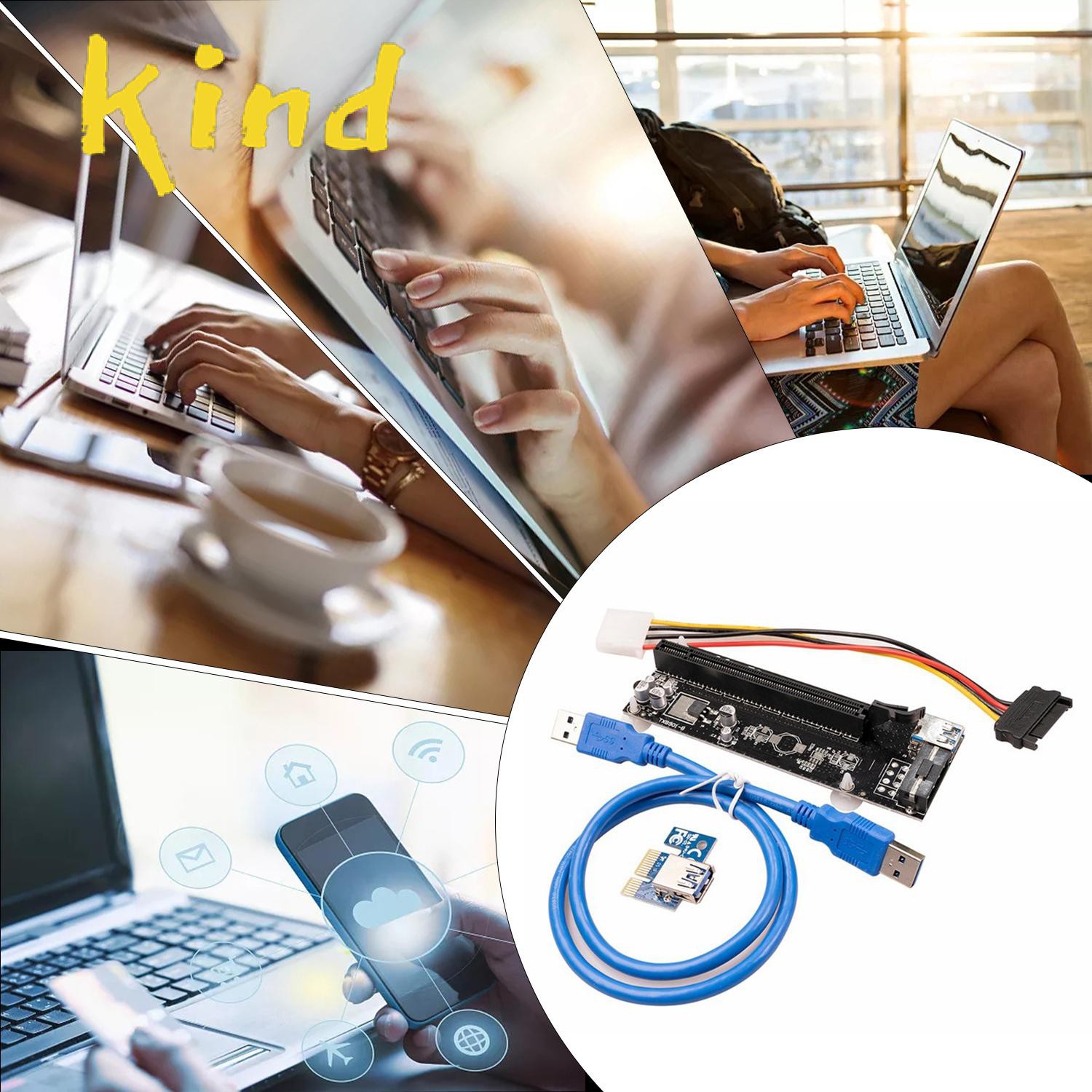 Dây Cáp Card Đồ Họa Mở Rộng 4pin Pcie 1x Sang 16x | BigBuy360 - bigbuy360.vn