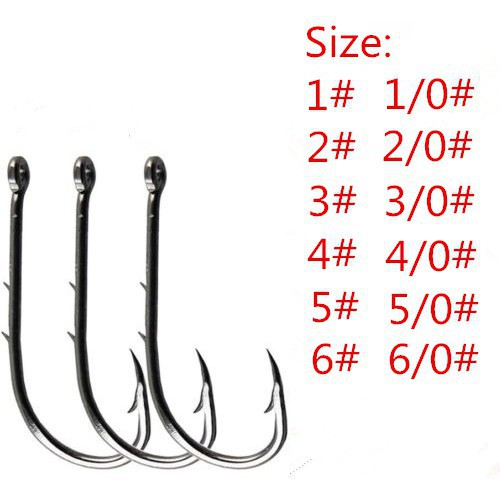 Set 50 lưỡi câu câu cá bằng thép Carbon cho ngư dân
