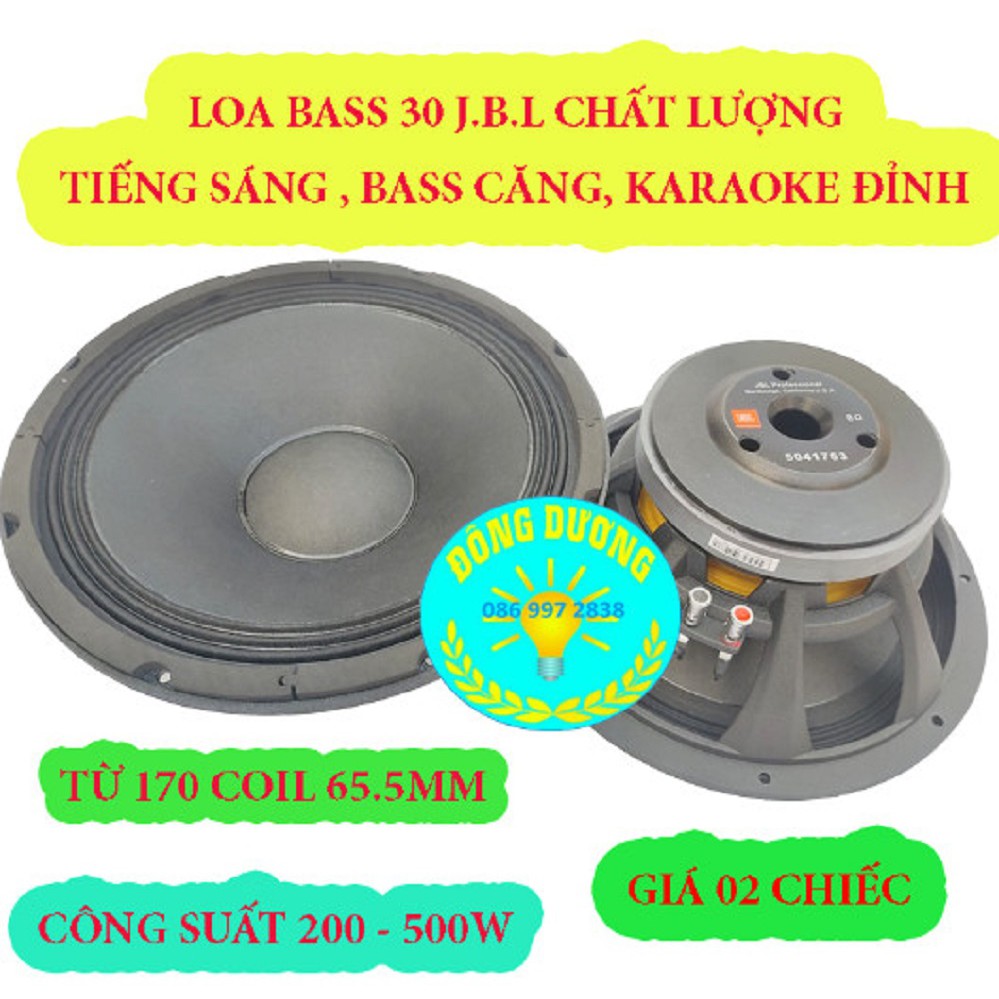 GIÁ 2 CỦ LOA 3 TẤC JB L TIẾNG SÁNG BASS CĂNG TỪ 170 COIL 66 - LOA BASS 30