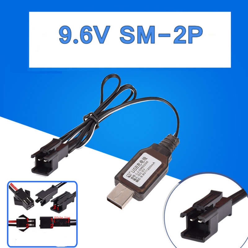 Bộ Sạc Pin RC Thông Dụng Cho Xe Hơi Điều Khiển Từ Xa NiMH/NiCd 9.6V 200mA