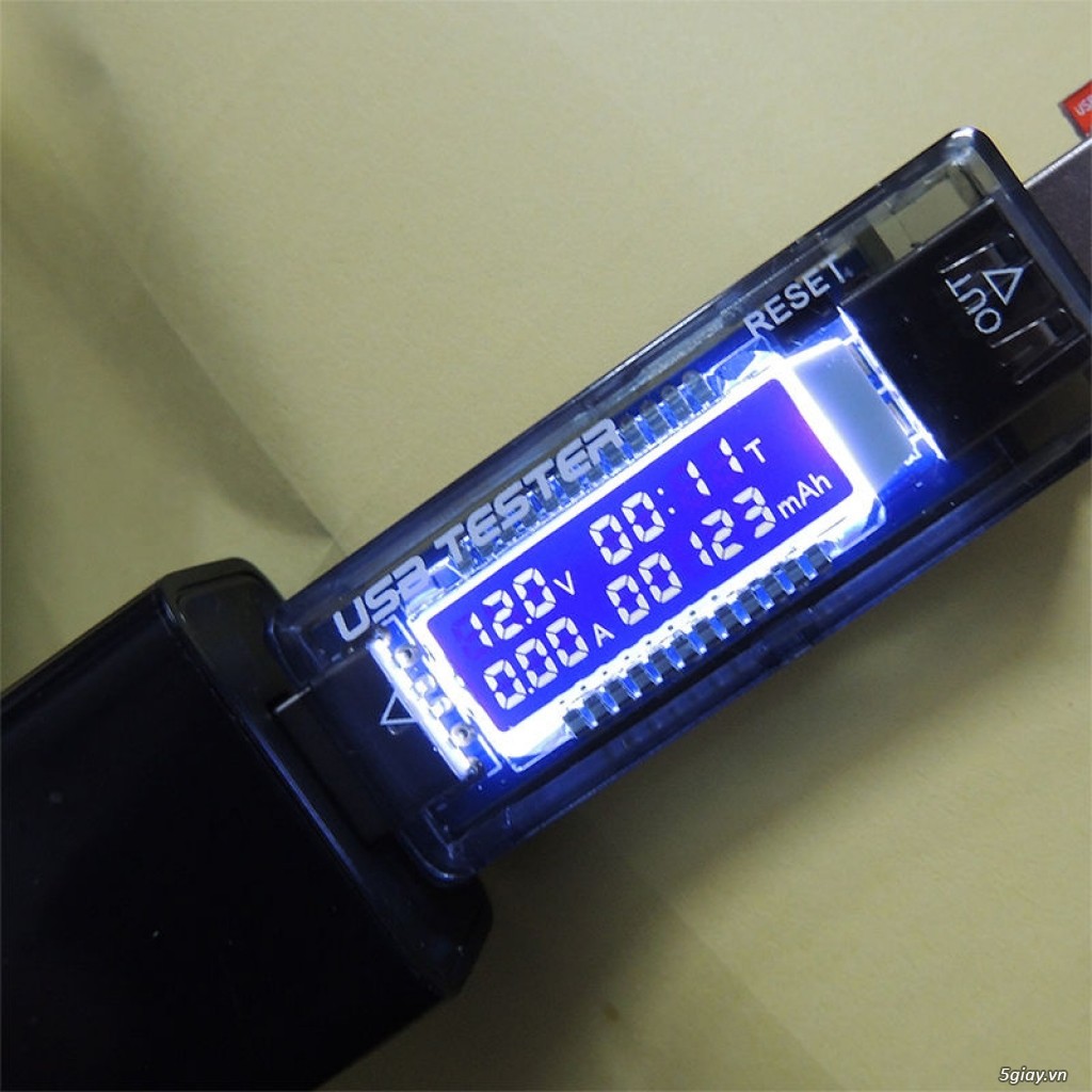 USB tester - Thiết bị test sạc dự phòng, củ sạc, đo dòng, đo áp