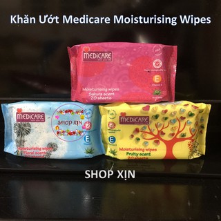 KHĂN ƯỚT MEDICARE loại 20 tờ (Có 3 loại)