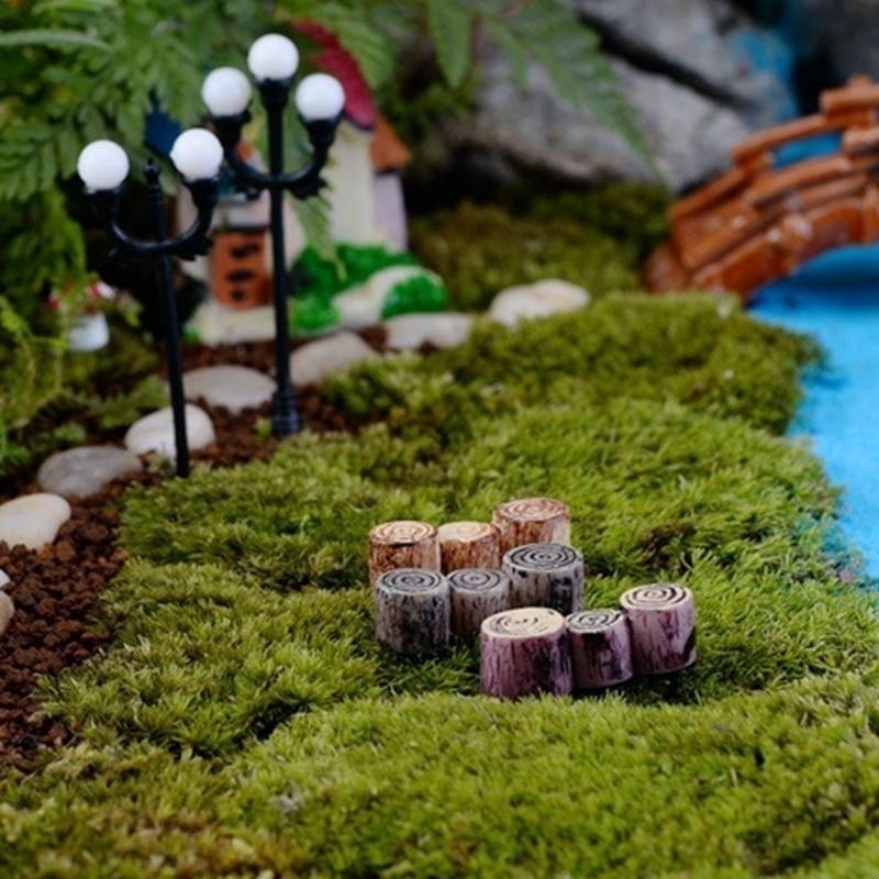 Set 3 Cầu Gỗ Mini Trang Trí Tiểu Cảnh