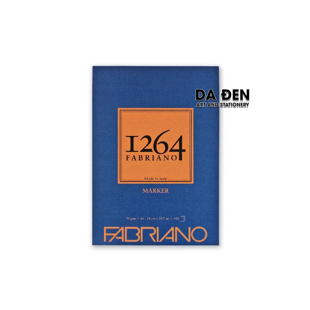 [DA ĐEN] Sổ Fabriano 1264 Marker A3|A4|A5 70gsm