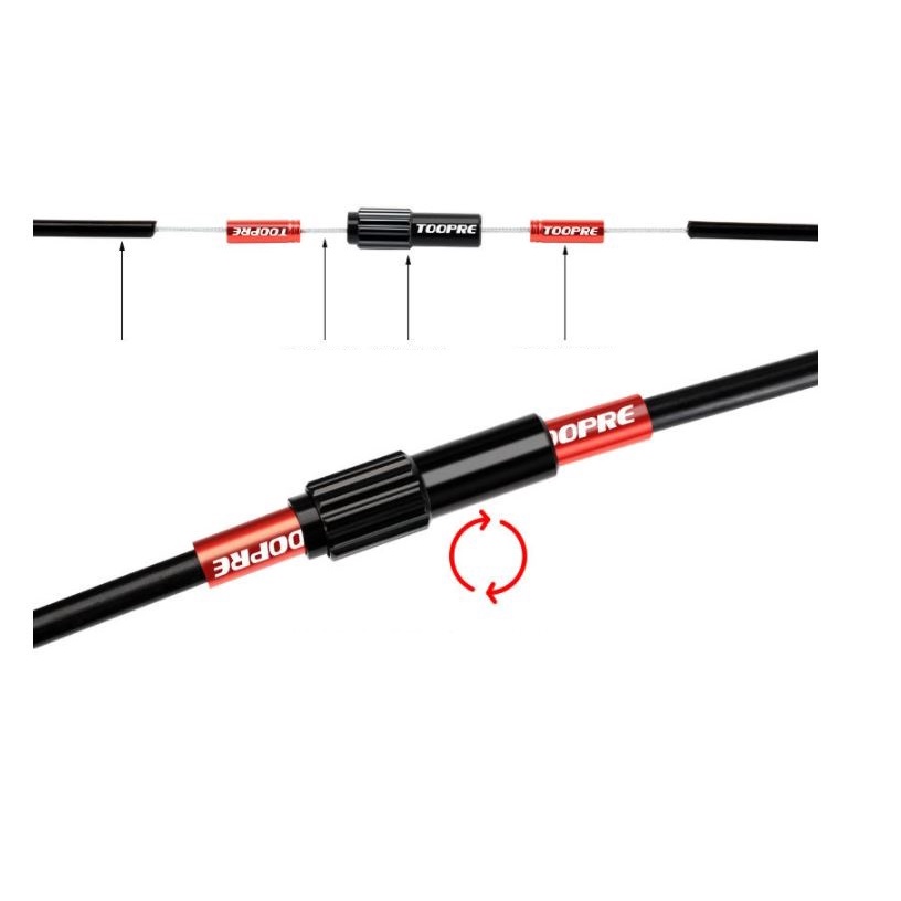 Ống nối dây đề / dây thắng xe đạp Toopre TRPC - Đỏ