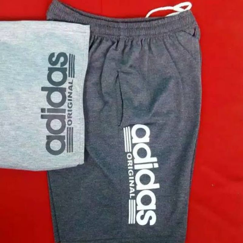 ADIDAS Quần SHORT nam nữ màu xám mới