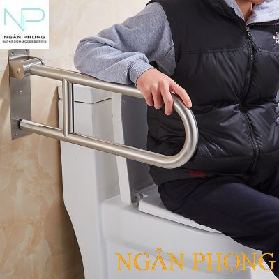 TAY VỊN AN TOÀN CHO NGƯỜI GIÀ, NGƯỜI KHUYẾT TẬT INOX 304- CHỮ U CỐ DỊNH