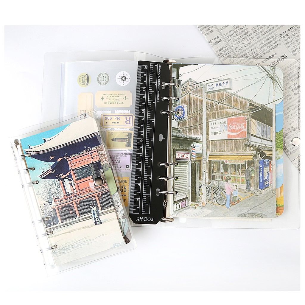 BM03 COMBO SỔ CÒNG/PLANNER 8 MẪU TAB SIZE A5