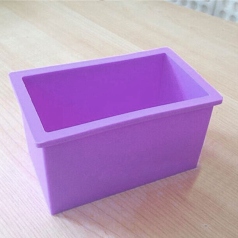 Khuôn Silicon Hình Chữ Nhật Cỡ Lớn Dùng Làm Xà Phòng DIY