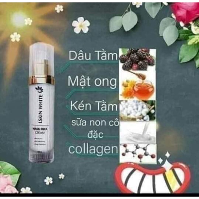 Mask ủ trắng mặt kén tằm LSKIN