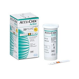 Que thử đường huyết Accu-Chek Active (50 que) - Roche