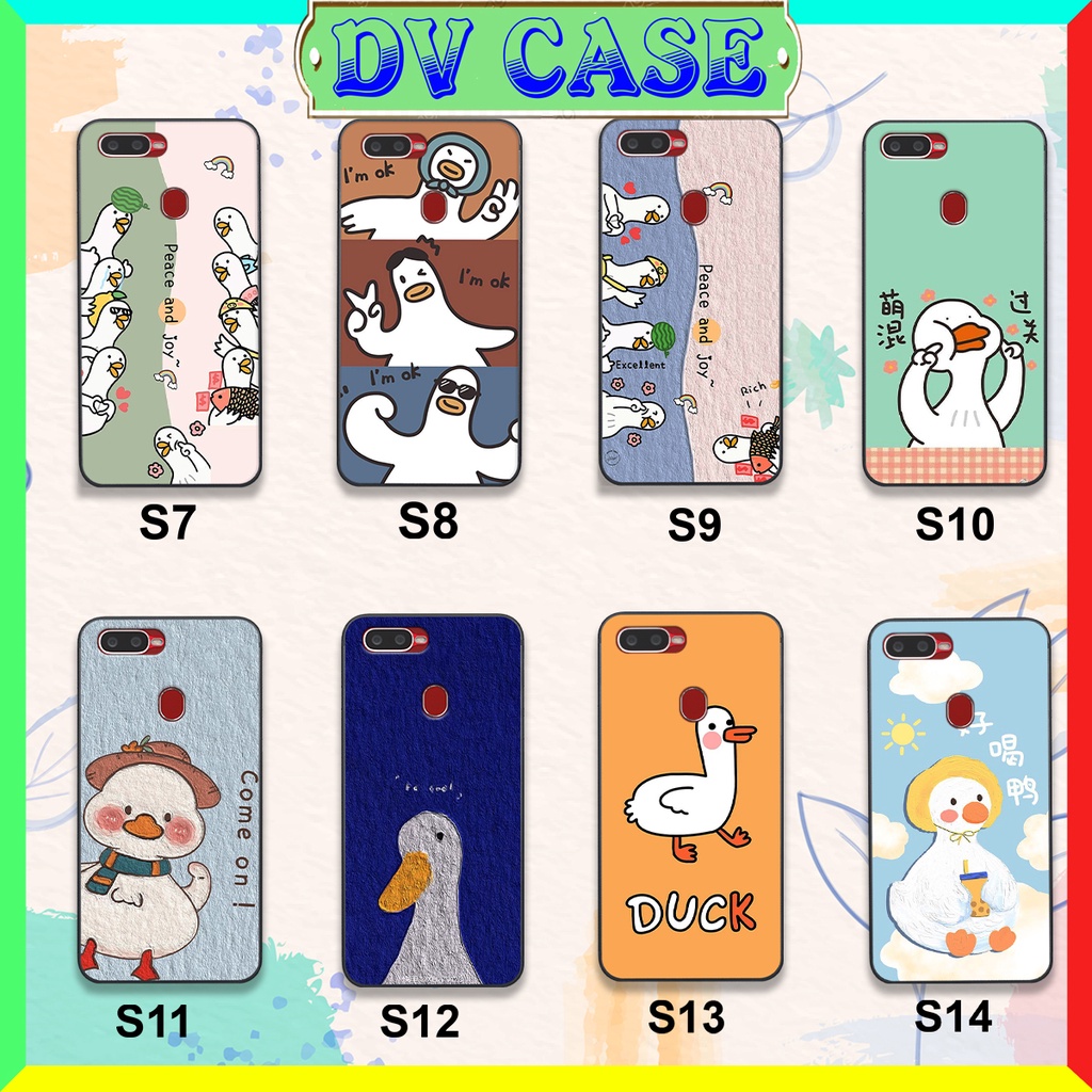 🔥 HÀNG NEW 🔥 Ốp Oppo A5S - Oppo A7 - Oppo F9 - Oppo A12 In Hình Vịt siêu cute đẹp