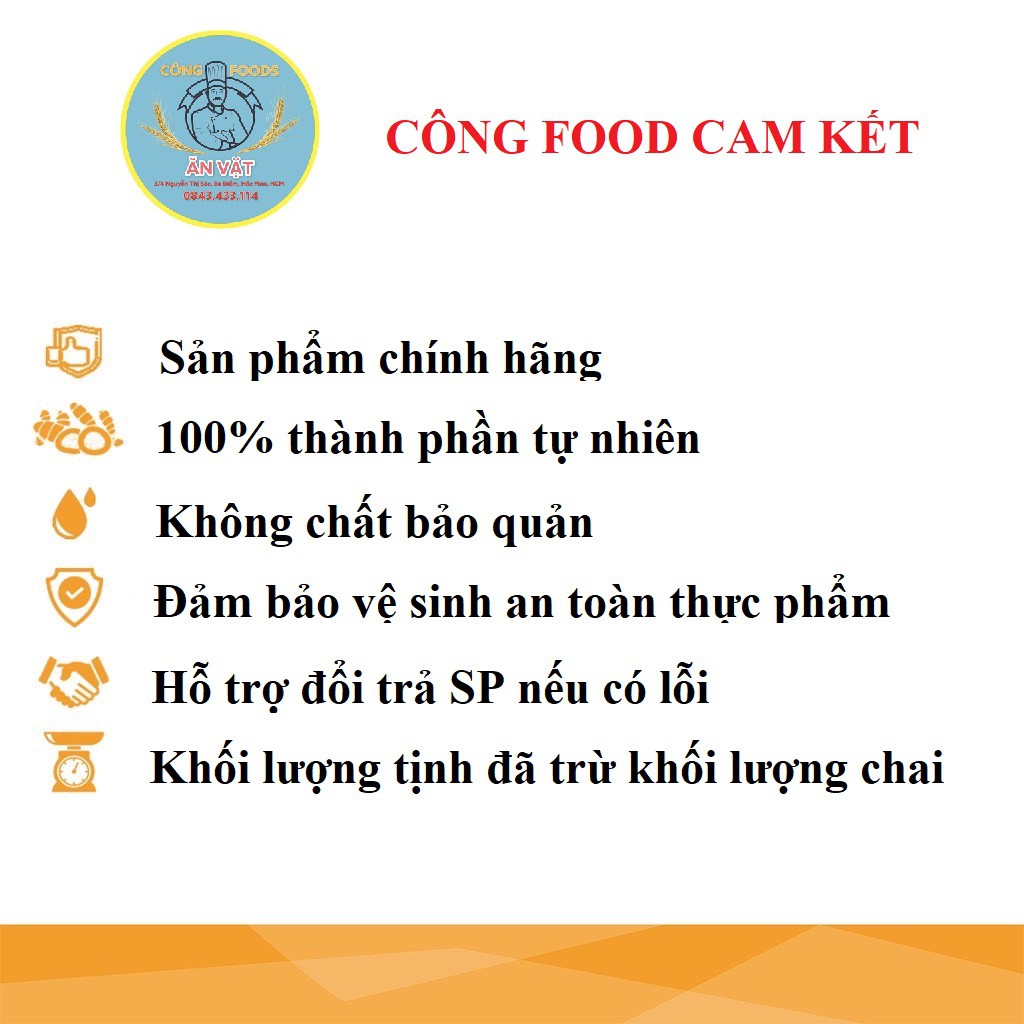 [COMBO 10 GÓI] Cơm Cháy Chiên Mắm Hành Ớt Giòn Cay loại 1 CÔNG FOOD