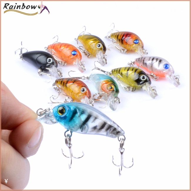 Mồi Giả Câu Cá Bằng Nhựa Cứng 4.5Cm / 4g