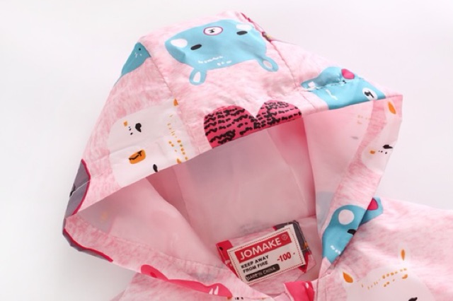 Áo khoác gió cho bé