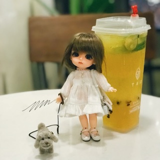 Đầm búp bê lati bjd 1/8 or ob11