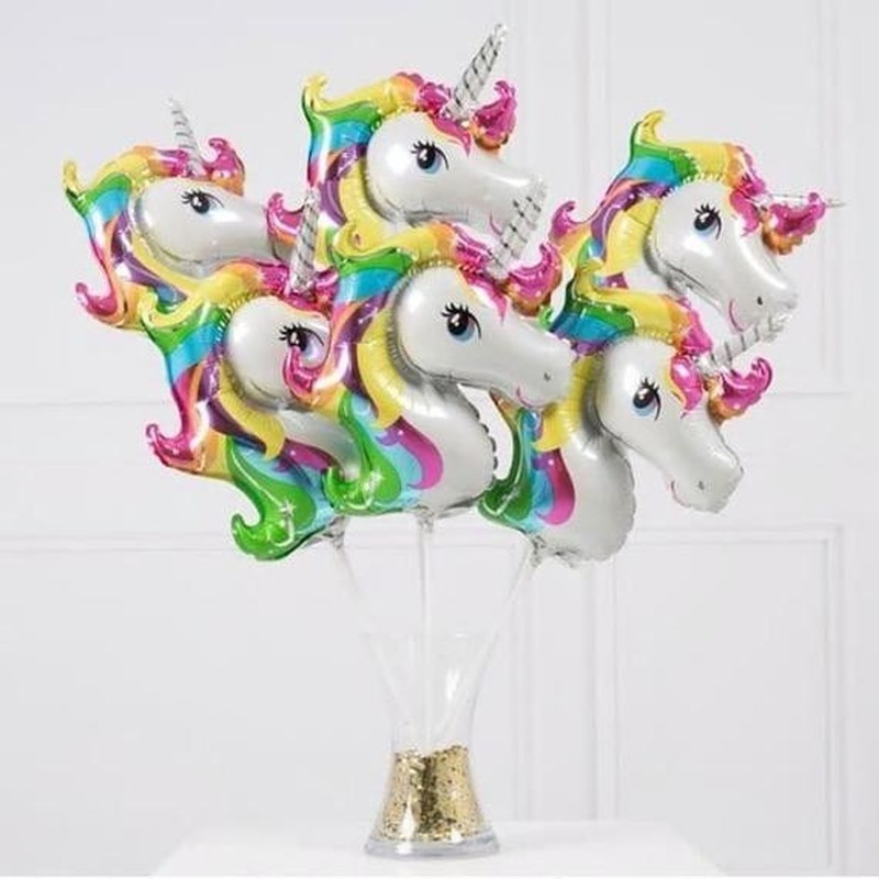 Bong bóng lá nhôm hình ngựa pony kích thước nhỏ 16 inch