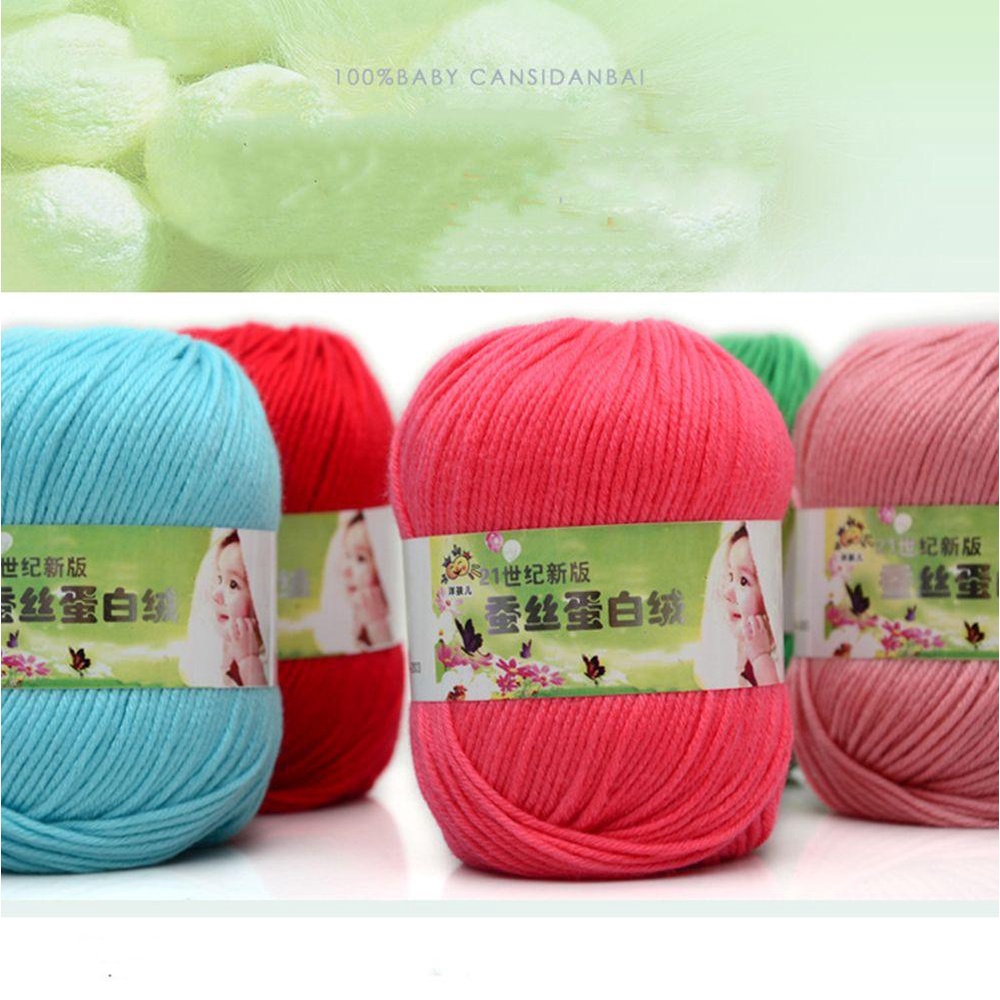BEAUTY Cuộn Len Sợi To Đan Móc 6 Lớp Chất Lượng Cao