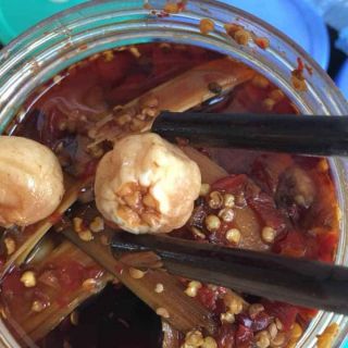 Cà teo ngâm mắm ớt. Siêu ngon, khó cưỡng. Càng ăn càng ngon không làm bạn thất vọng #65k/hũ 1kg